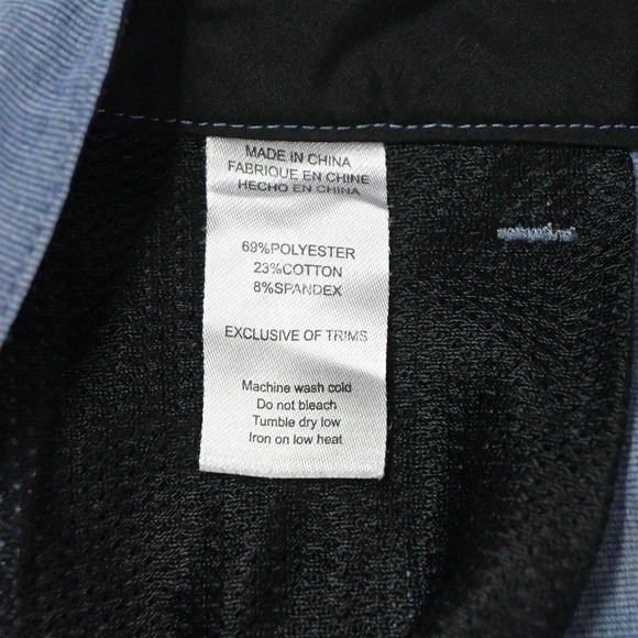 Hethcode 40 x 11" Blue Print Flat‎ Front Hybrid Shorts - Picture 4 of 7